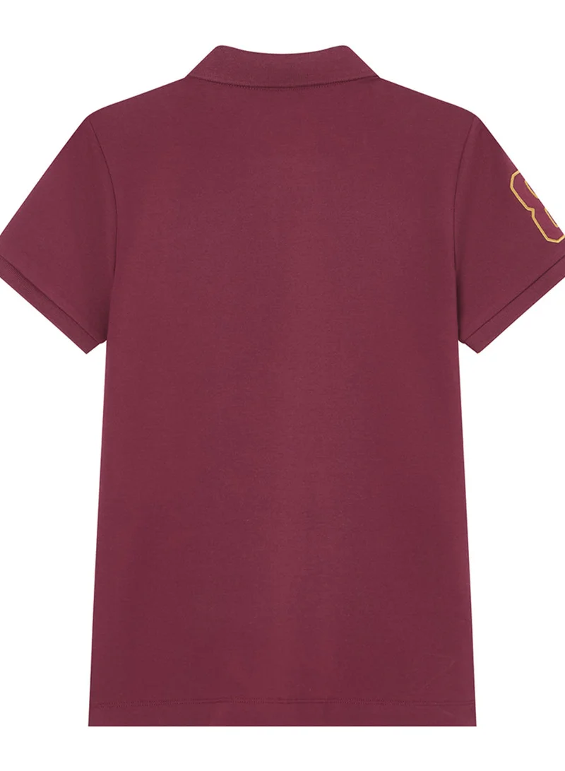 GIORDANO  Women’s Slim Fit Embroidered Napoleon Polo for Women | Best Price UAE